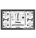 I3A/ISO Camera Resolution Chart conforms to the ISO-12233 standard