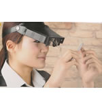 Reading magnifiers:Multi-function helmet magnifier